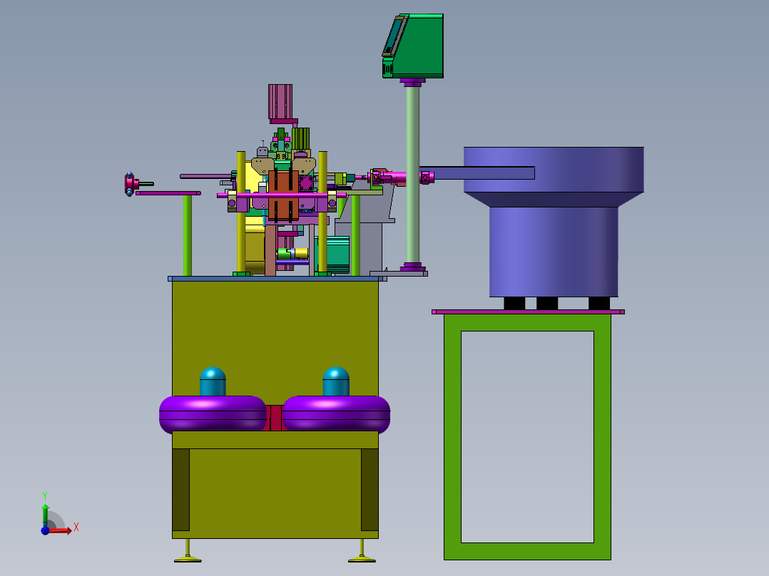 LDE装套管机前视图