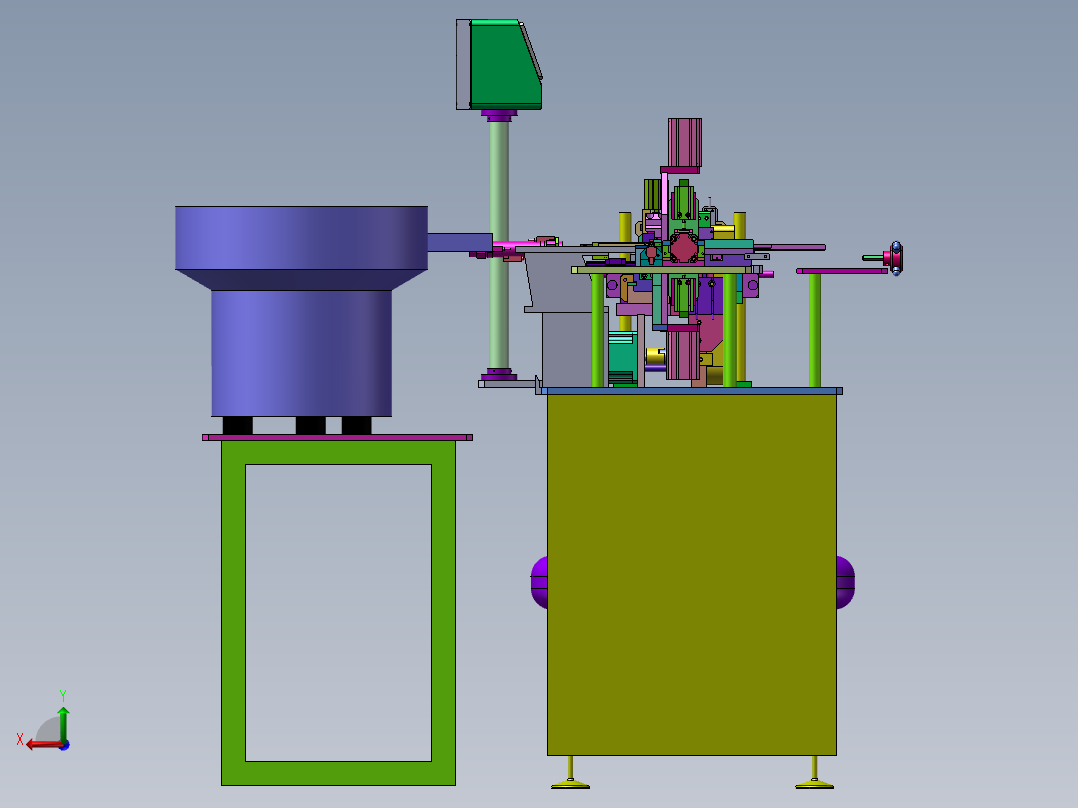 LDE装套管机后视图