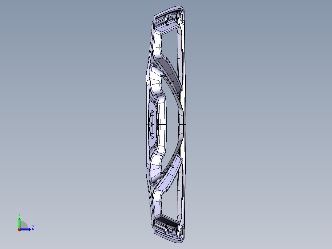 引擎盖加固--catia左视图