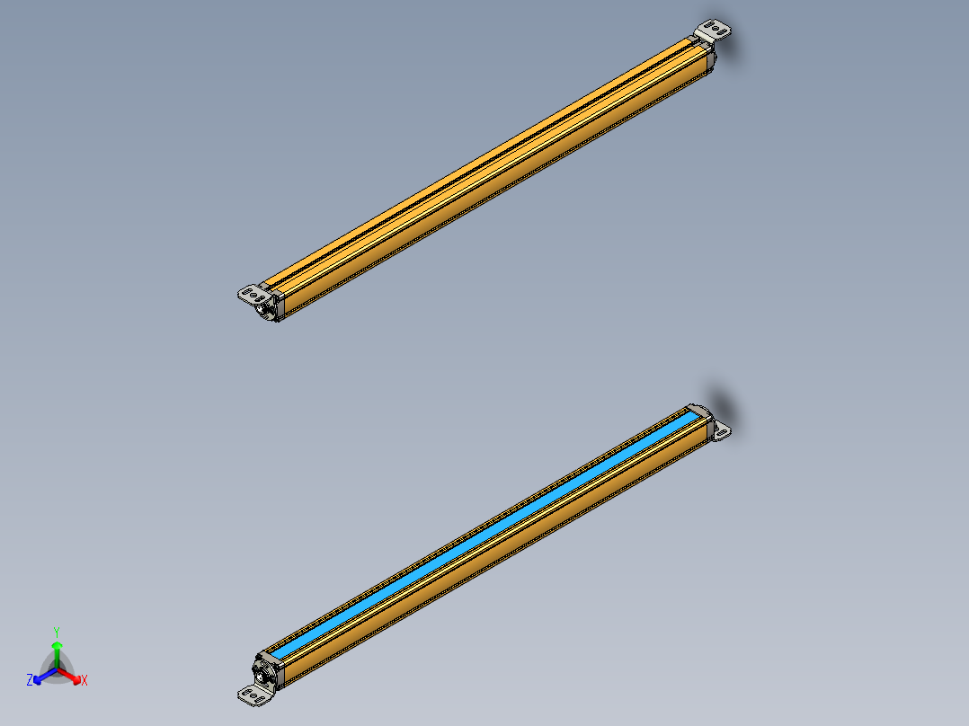 安全_区域传感器H2EL1440_30_30_3D正等轴测图