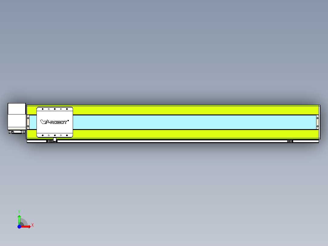 威洛博VBC同步带传动一无尘环境VBC17-L45-S1150-BRD-ZP75-C3前视图