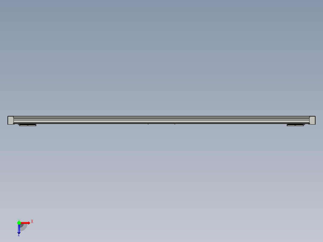 威洛博双电机滑台-VC14D2-S1150-BLR-P40-C6俯视图