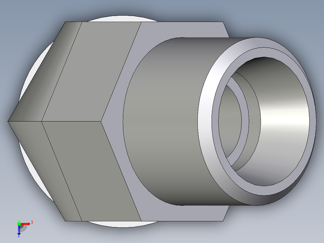 卡套式工业通用硬管接头EO_Adjustable_locknut_45_deg_elbow_VEE10LROMDCF俯视图