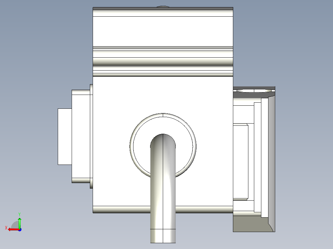 基恩士LV-22(A)_AP_kc图纸模型后视图