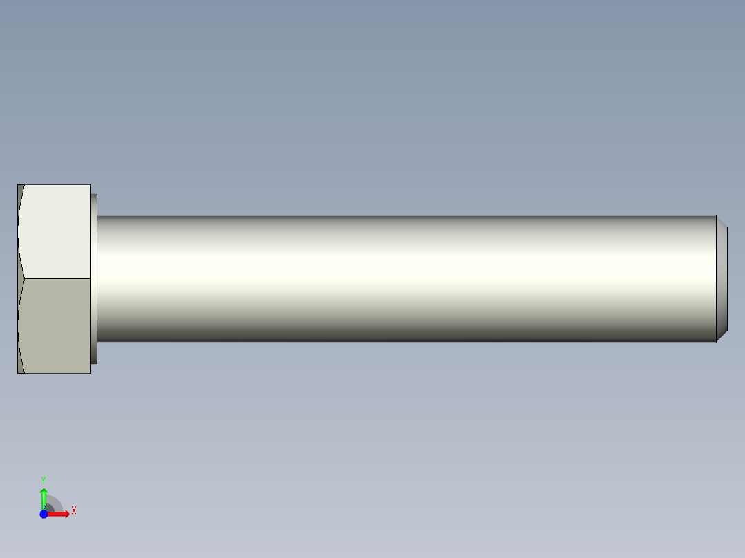 螺钉-DIN_931-M14x2x70_21.stp前视图