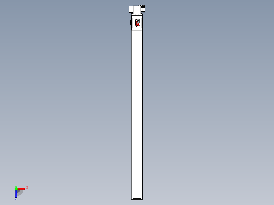 同步带全封闭直线模组TPA-HCB-110D-90-L1650-RP-C-P40-N3俯视图