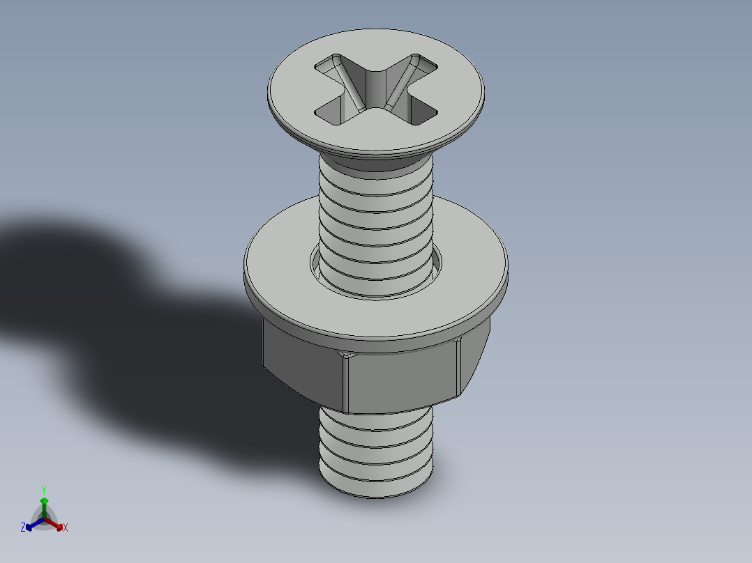 紧固件-M4-0.70 Flathead