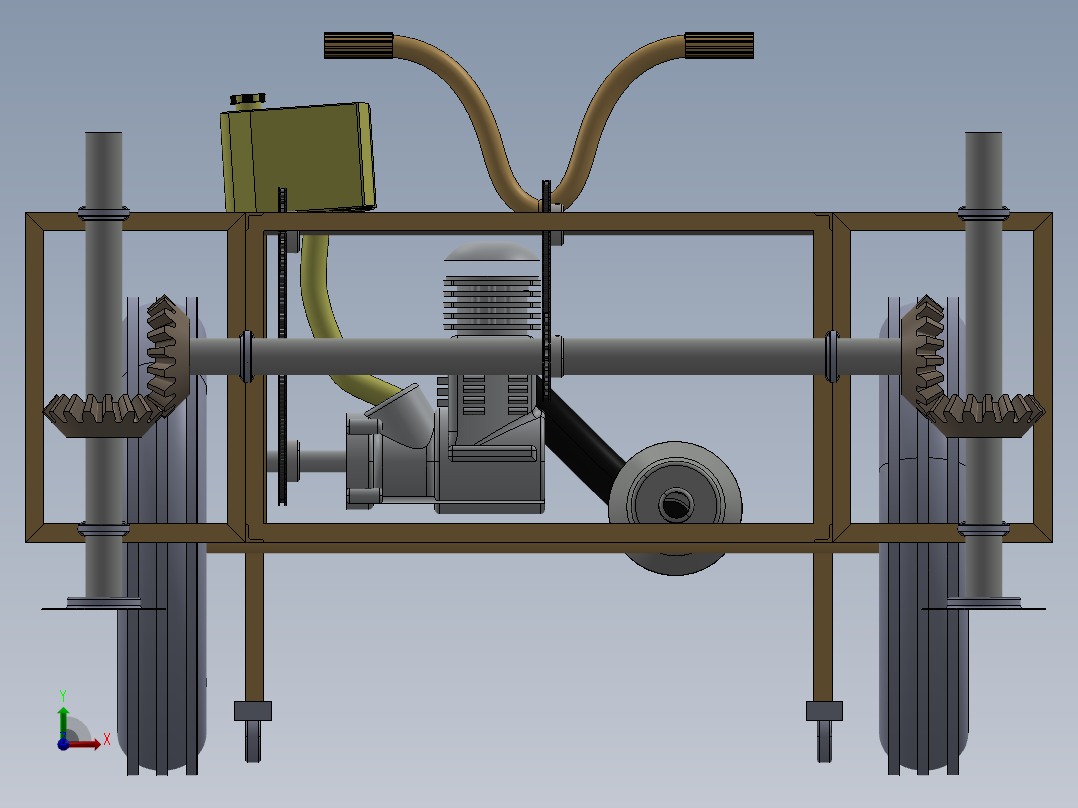甘蔗收割机agricultural-harvester-IGS SW前视图