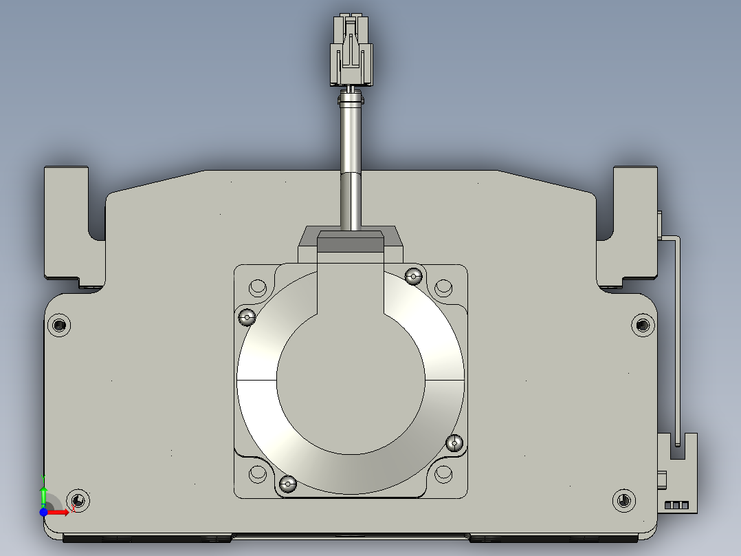 东锦丝杆传动-直线滑台模组DH210-C-L10-S200-BC-P750W-C3前视图