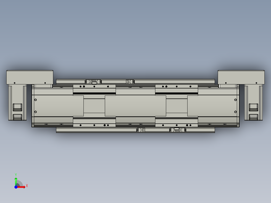 威洛博双电机滑台-VBF14S2-L50-S100-BLR-P40-C6前视图