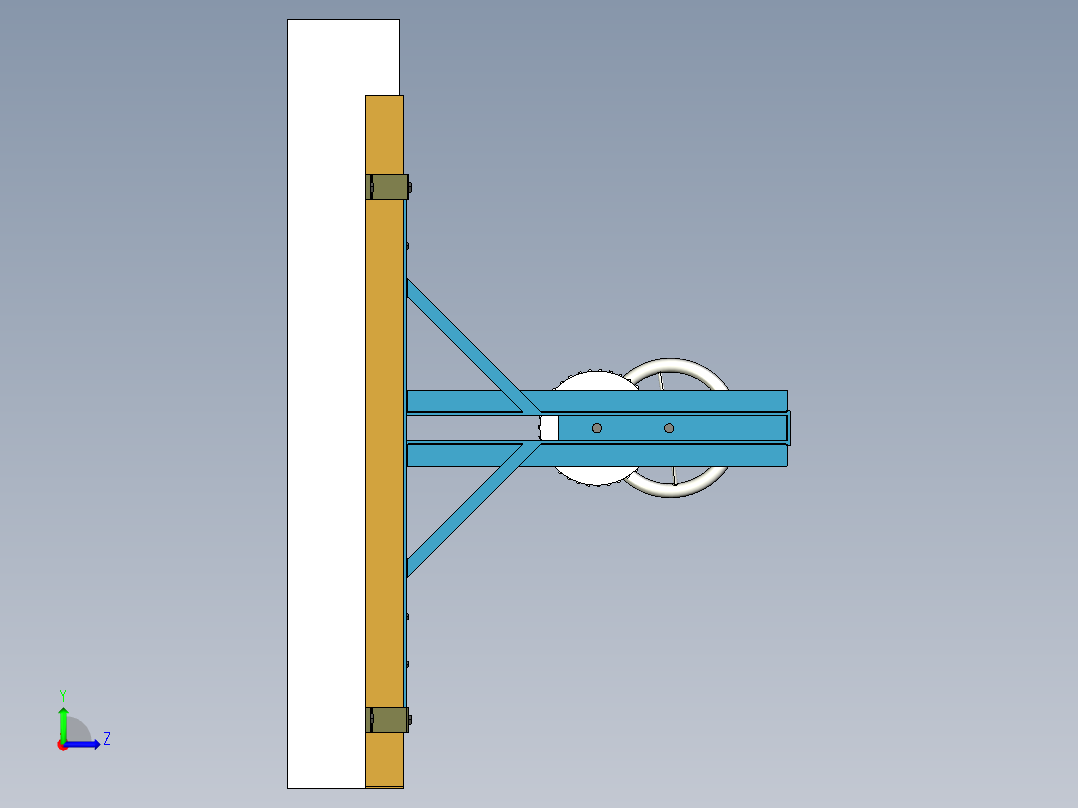 绞车 卷扬机 (2)左视图