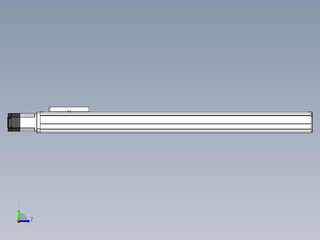 丝杠滑台-全封闭-EC17-Lx-C-S950-BC-P75-D3左视图