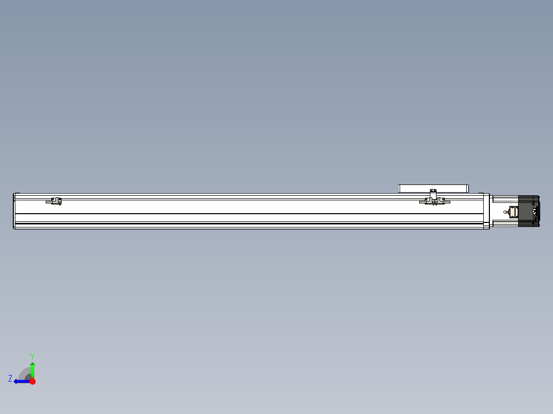 丝杠滑台-全封闭-EC17-Lx-C-S950-BC-P75-D3右视图