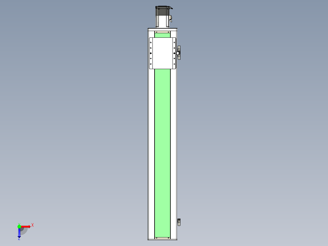 丝杠滑台-全封闭-EC17-Lx-C-S950-BC-P75-D3俯视图