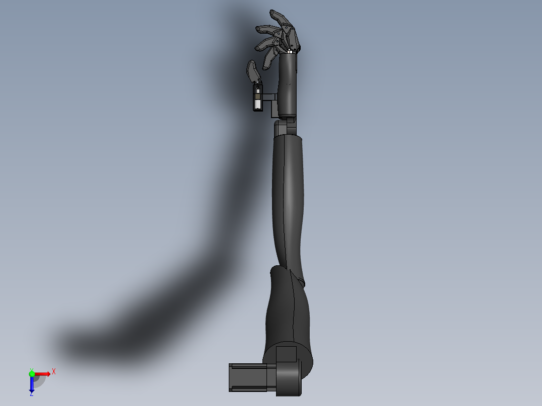 仿生机械手 (33)俯视图