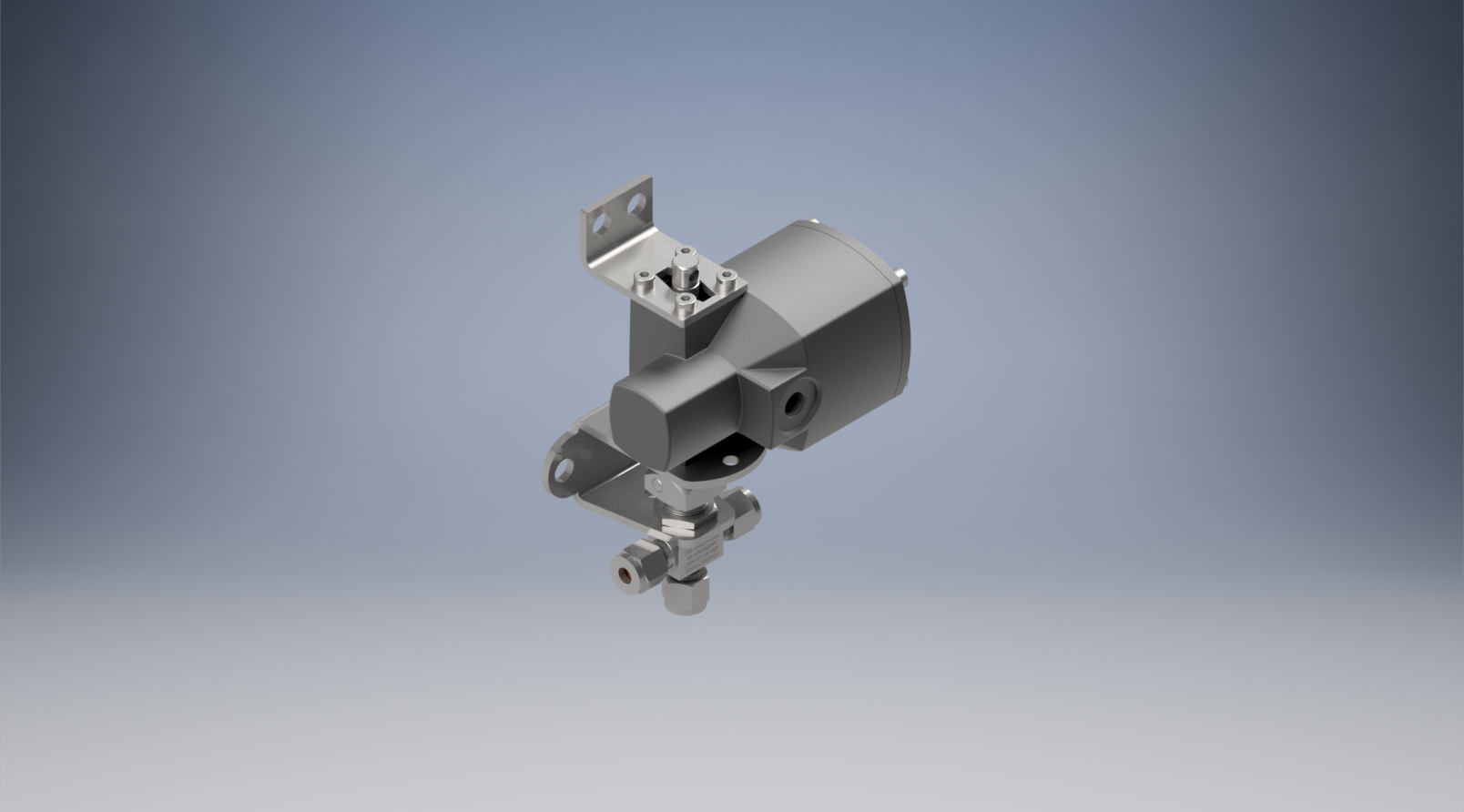 不锈钢单片式40G系列三通球阀，0.35 Cv，6 mm管接头