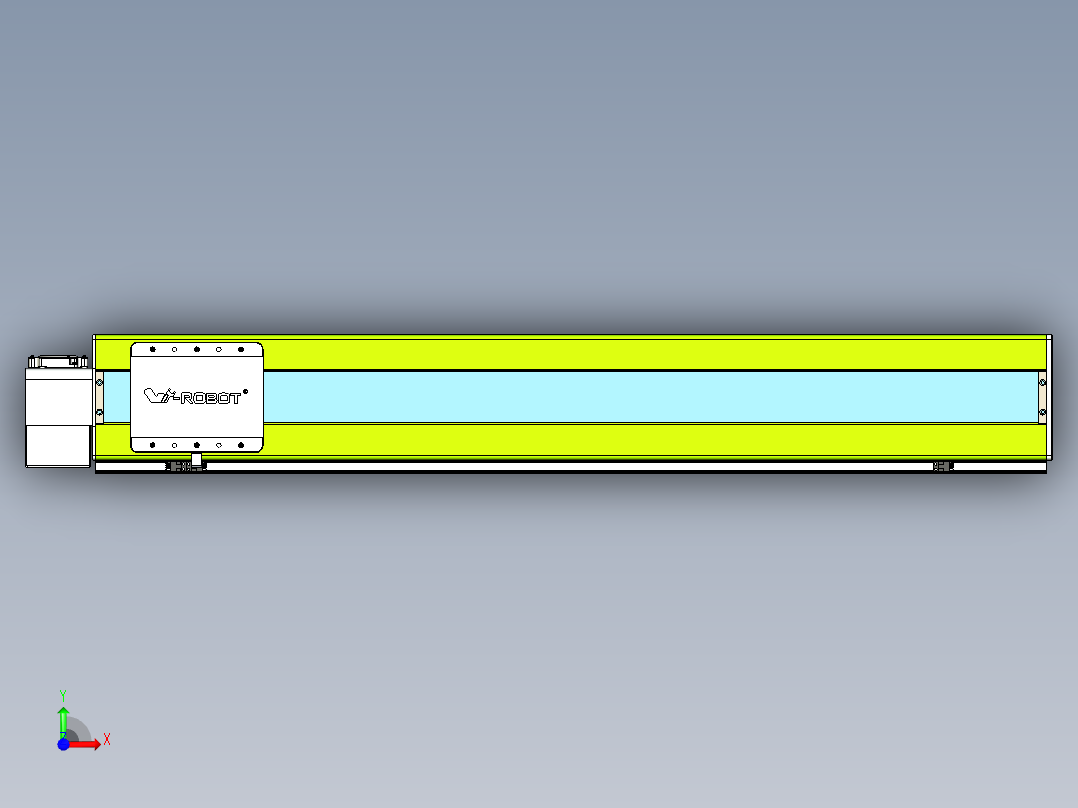 威洛博VBC同步带传动一无尘环境VBC17-L45-S1000-BLD-ZP75-C3前视图