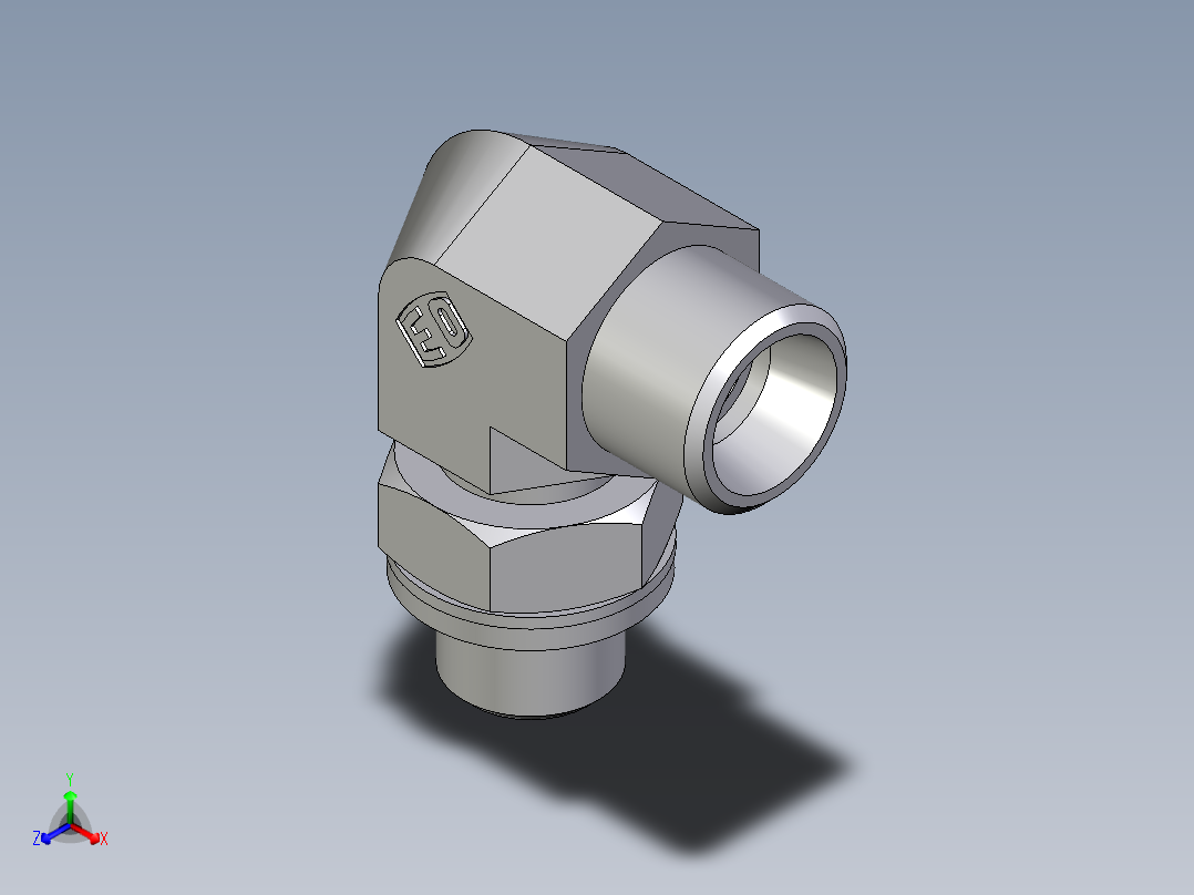 卡套式工业通用硬管接头EO_Adjustable_Locknut_elbow_WEE10LROMDCF