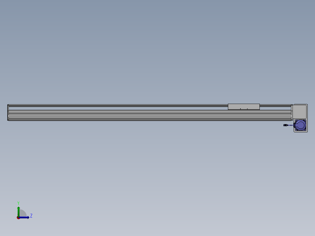 精密模组MT220-L150-1700-RD-M75-C4左视图