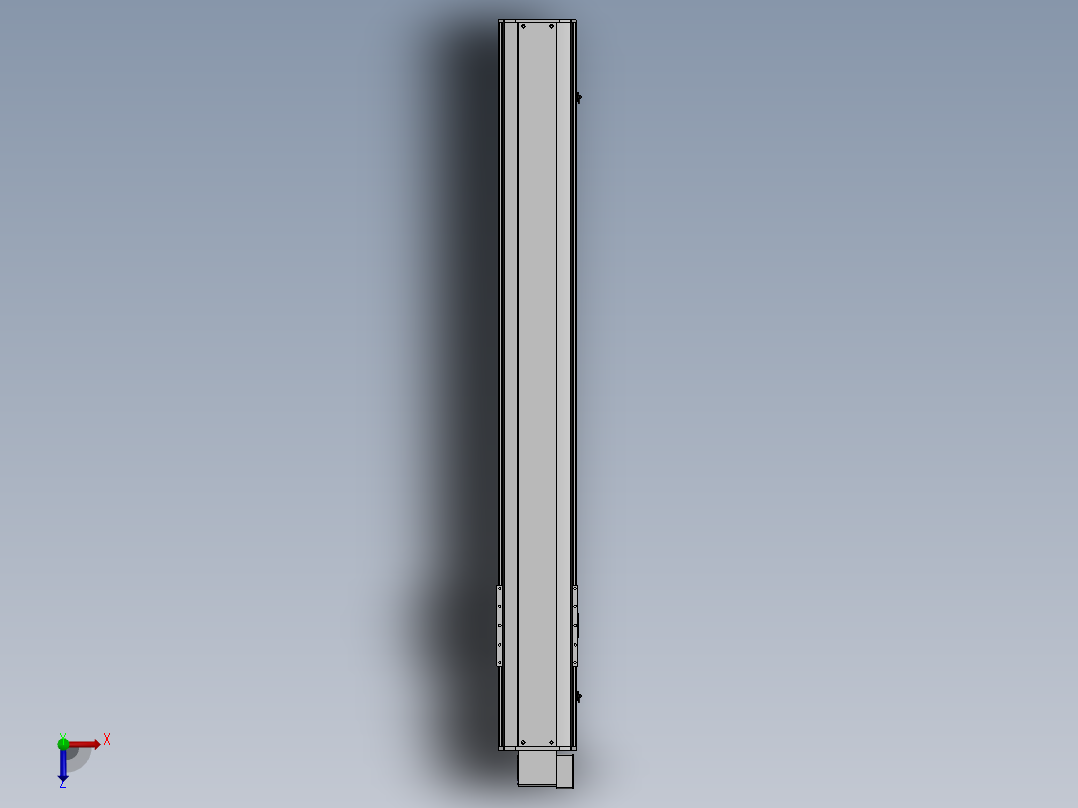 精密模组MT220-L150-1700-RD-M75-C4俯视图