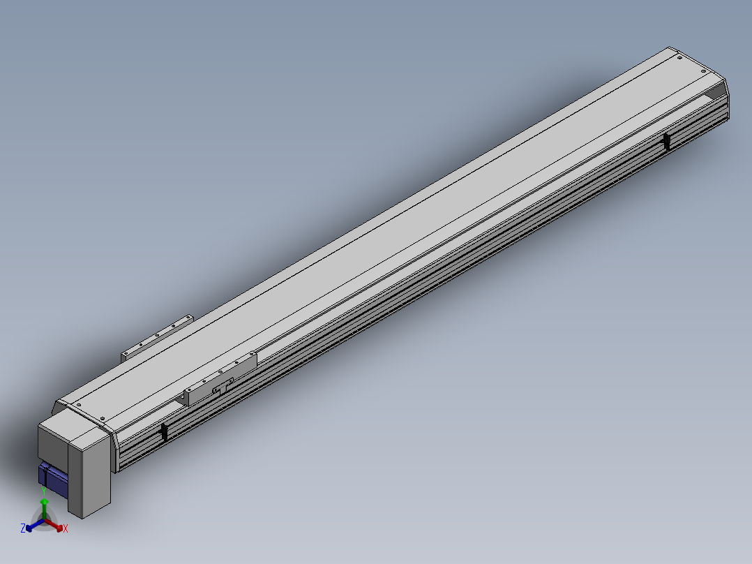 精密模组MT220-L150-1700-RD-M75-C4正等轴测图