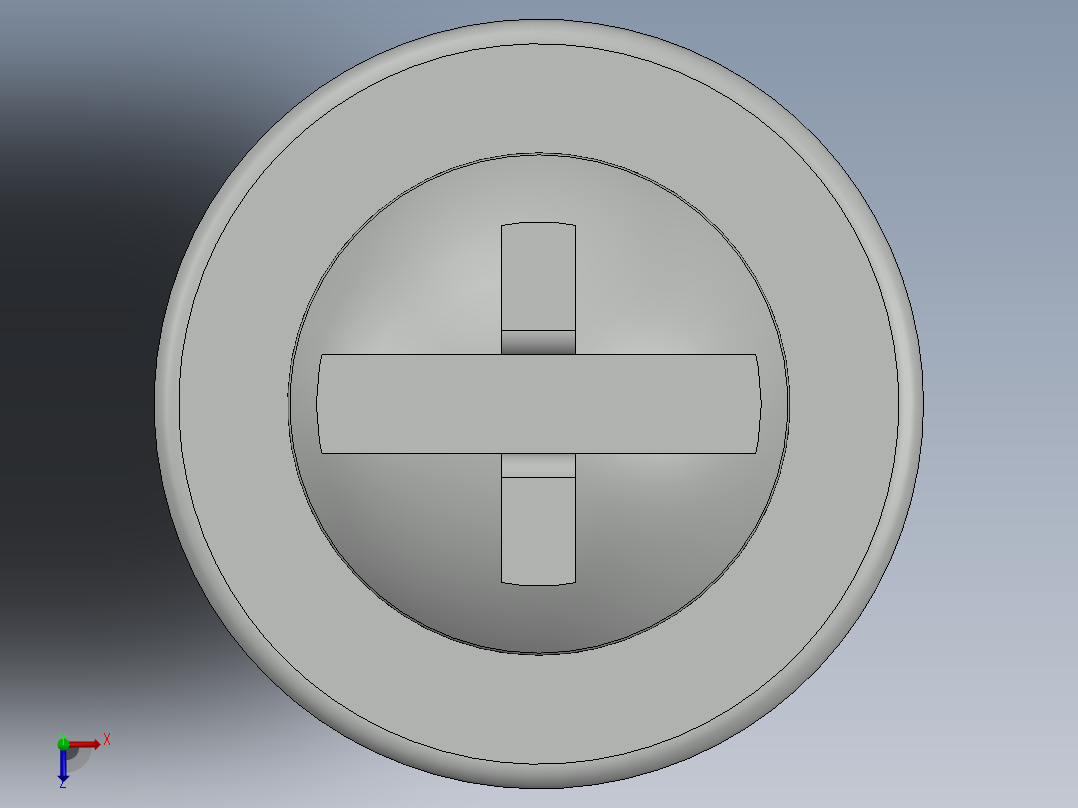 紧固件-No.4-40 Screw-01俯视图