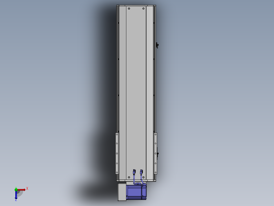 精密模组MT220-L150-600-LU-M75-C4俯视图
