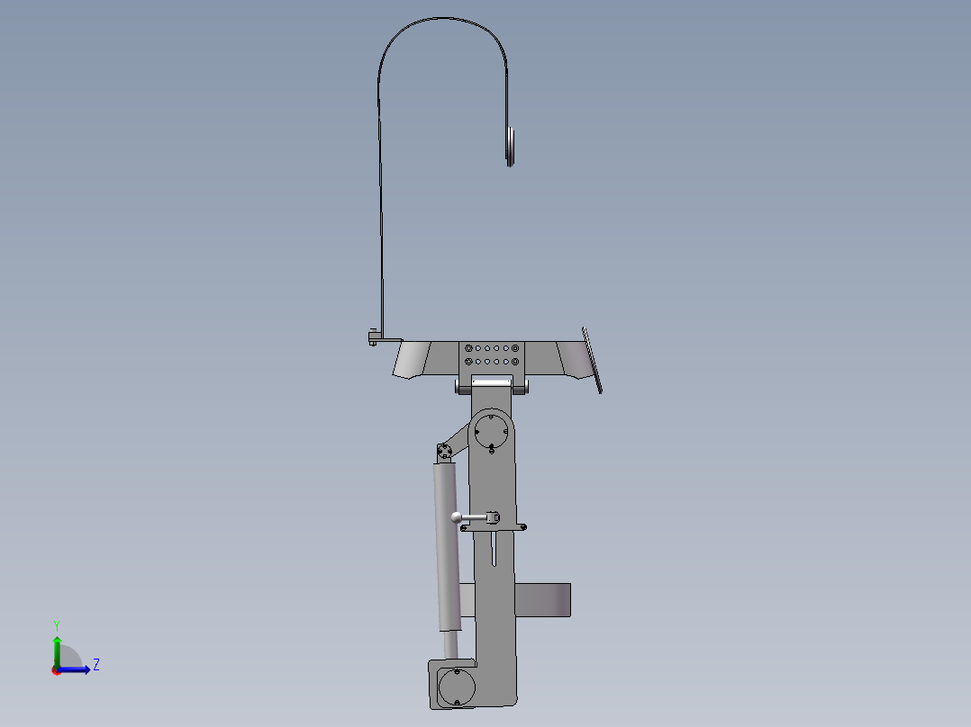 下肢康复机构左视图