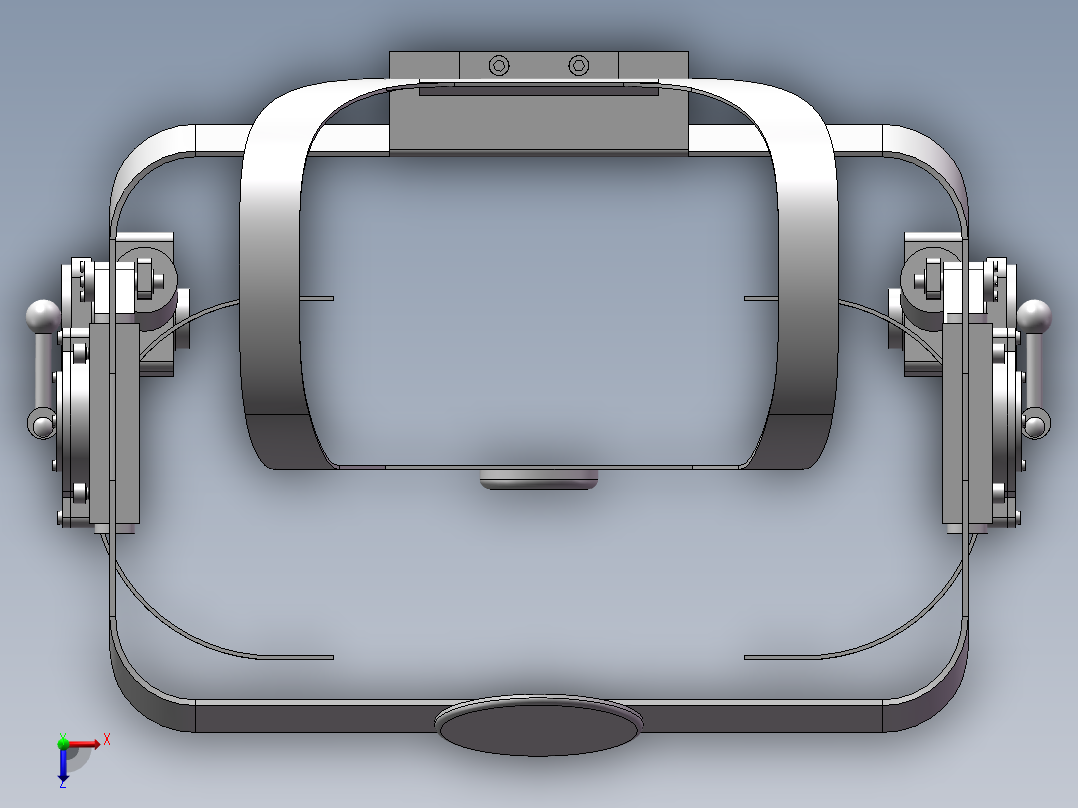 下肢康复机构俯视图