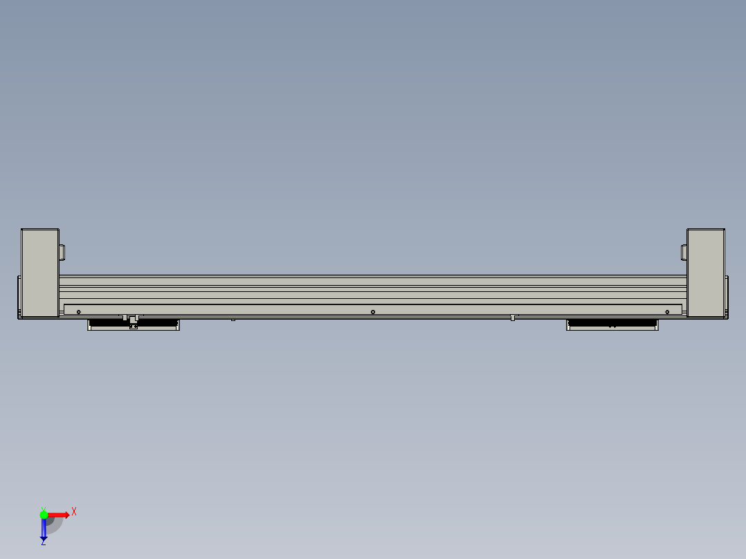 威洛博双电机滑台-VBC14S2-L50-S650-BD-P40-C6俯视图