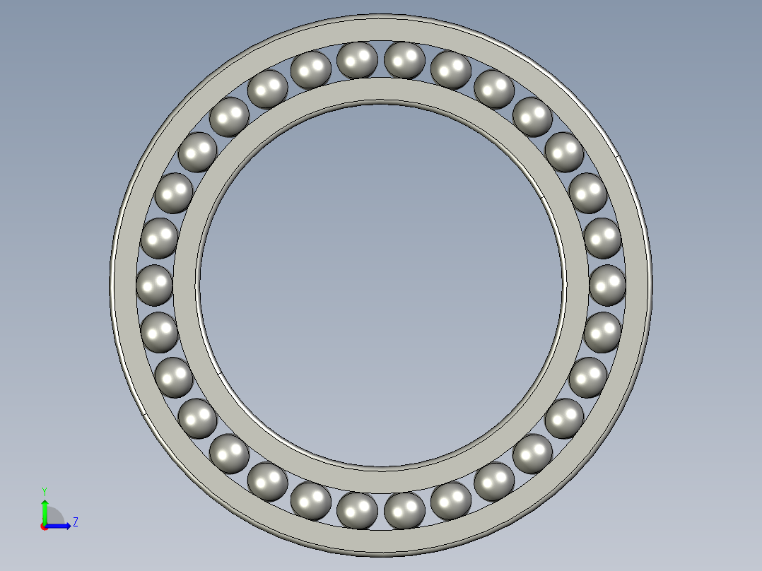 深沟球轴承6032左视图