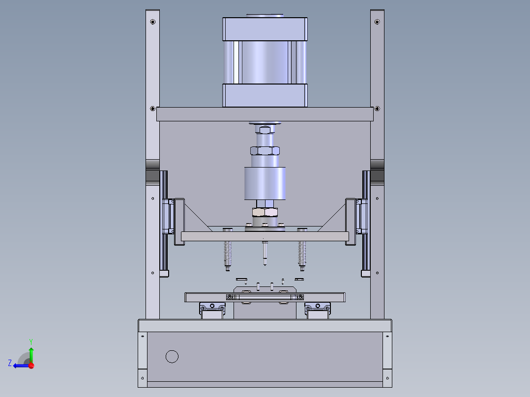 气动铆钉机右视图