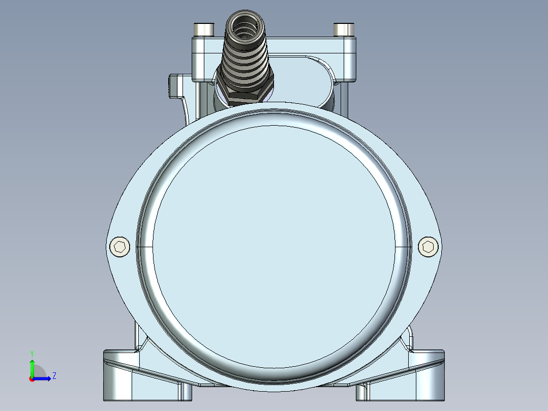 KBM-6-2型振动电机stp左视图