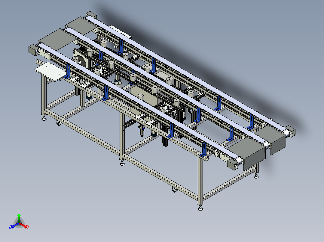 <span style='color: red'>同步带</span>及顶升机构3D<span style='color: red'>模型</span>