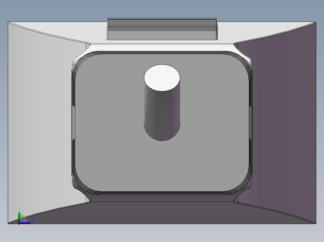 SolidWorks 插头设计左视图