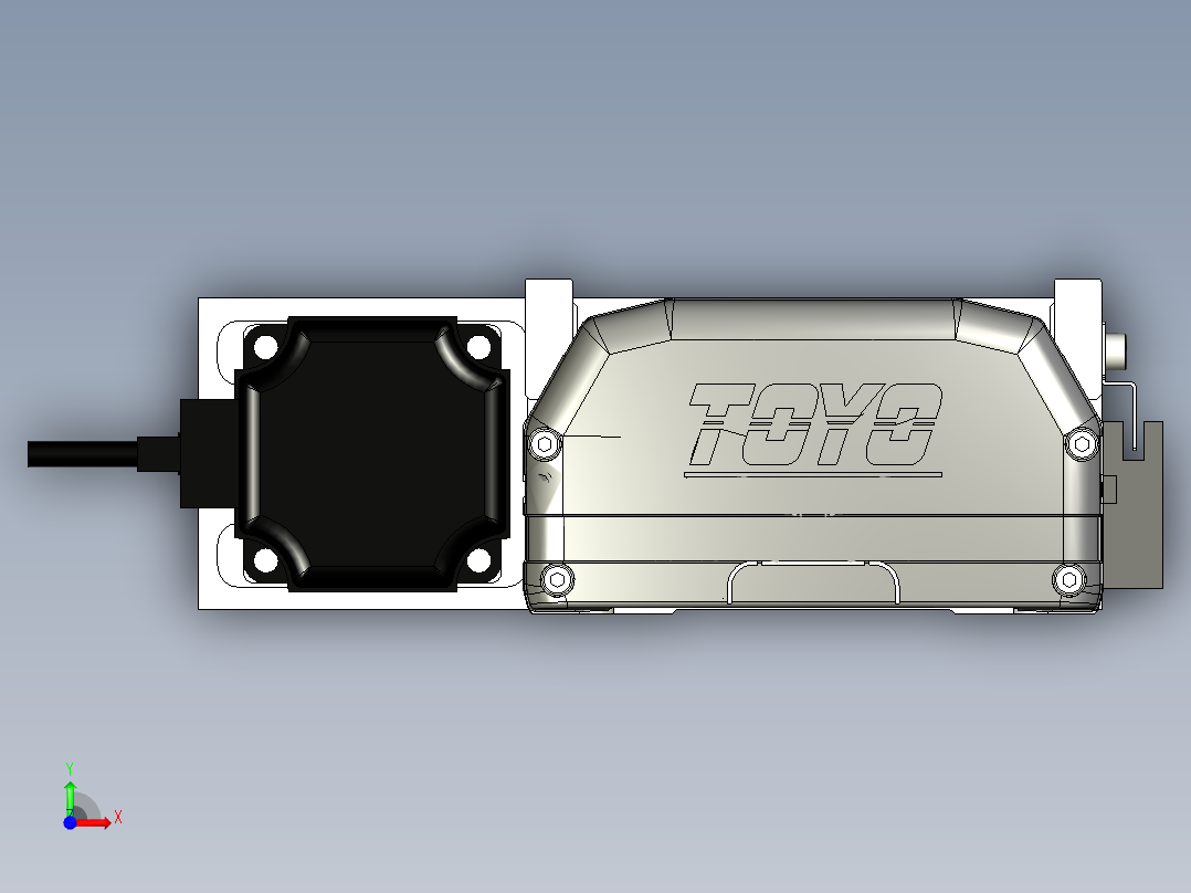 Toyo东佑达直线模组-ETH14-950-BL-400W+煞車前视图