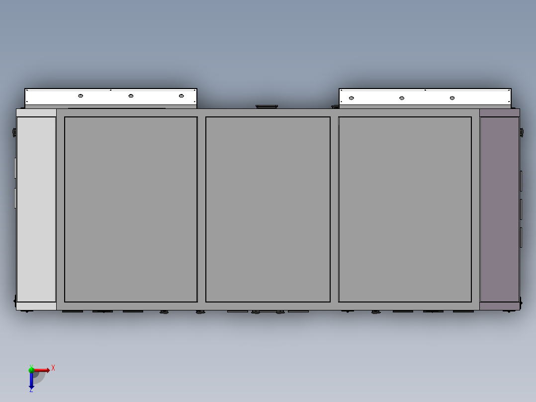 手机焊接机 3D模型自动化设备3D图纸3D模型俯视图