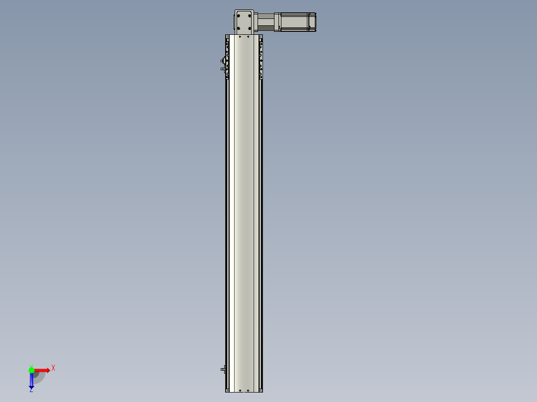 东锦同步带传动-直线滑台模组DH120B-L125-S900-BL-P400W-C3俯视图