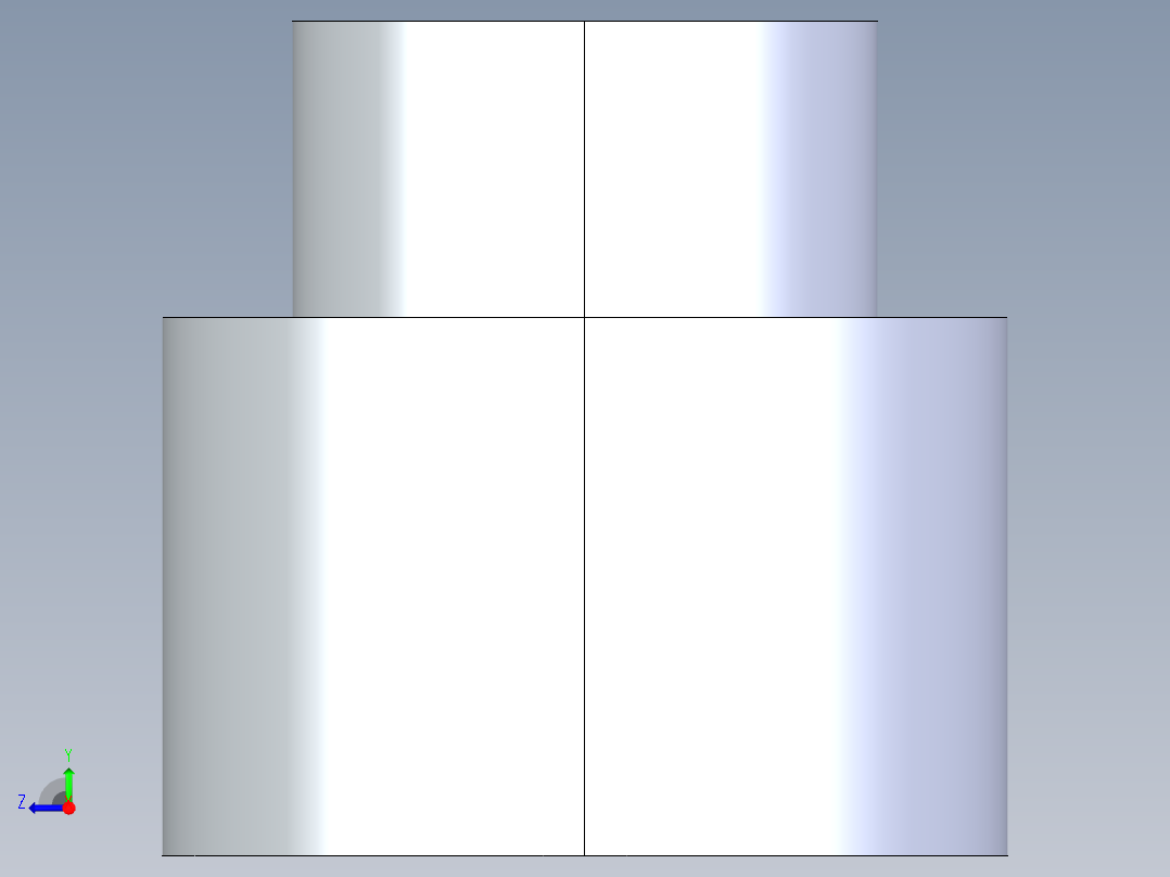 CPVC管件13-Sch80_ReducerCoupling_FPTxFPT_9830-130_1in x 0.5in右视图