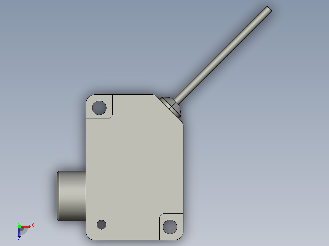 基恩士LV-H32_kc图纸模型俯视图