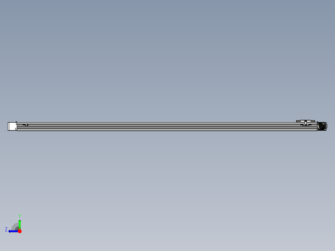 同步带滑台-欧规BC6-L120-S2100-R-P40-D3右视图