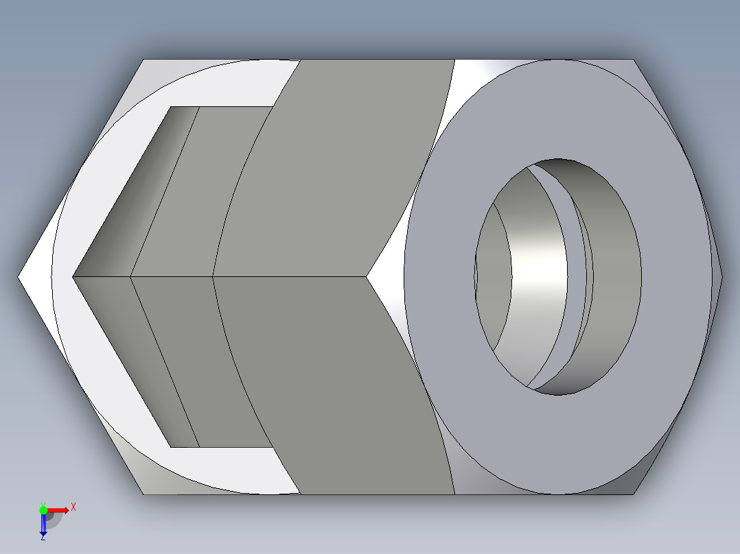 卡套式工业通用硬管接头EO_Swivel_nut_45_deg_elbow_EV25ZS71俯视图