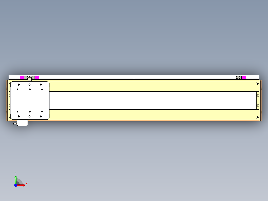 威洛博LC系列3d模型模组LC17E1Y-S850前视图