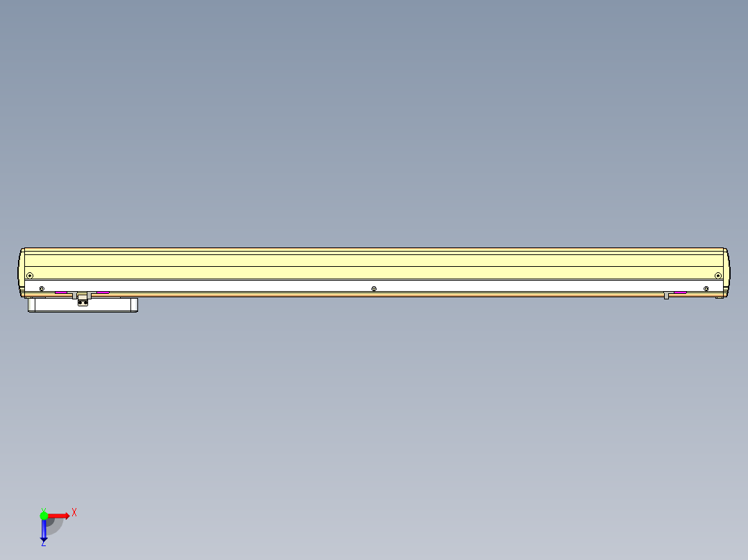 威洛博LC系列3d模型模组LC17E1Y-S850俯视图