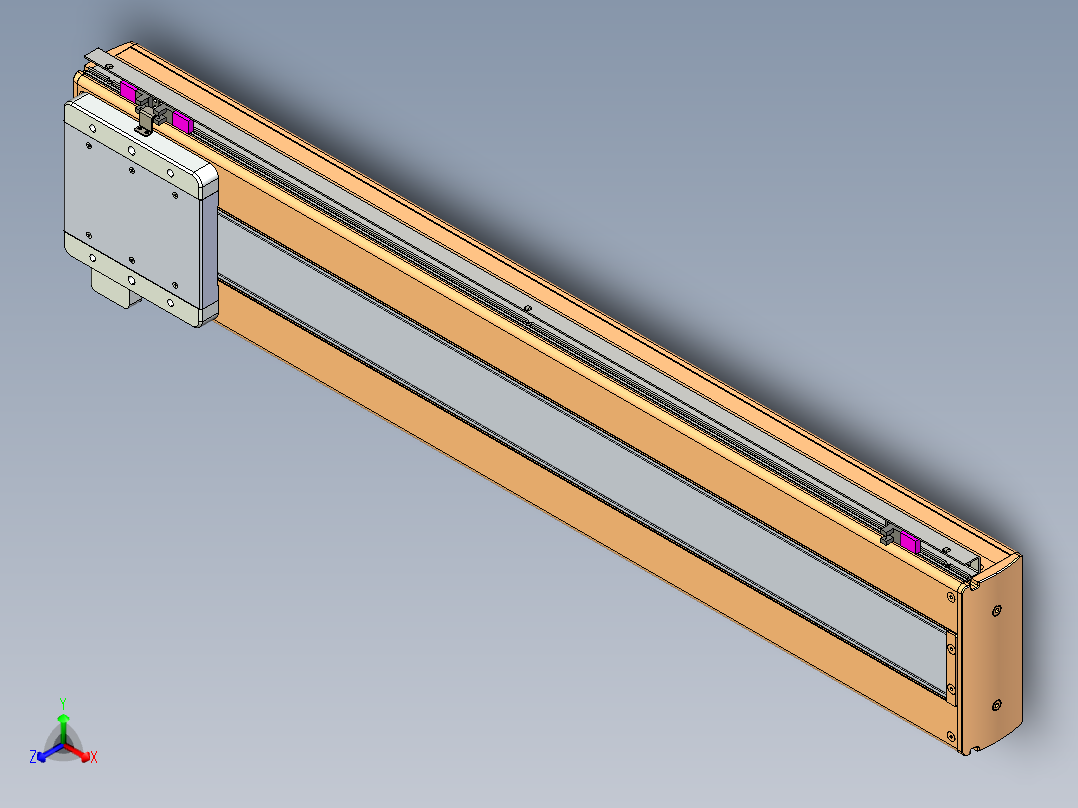 威洛博LC系列3d模型模组LC17E1Y-S850正等轴测图