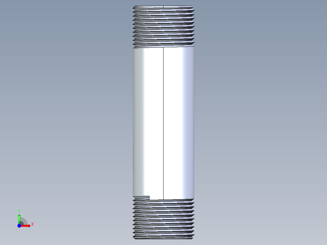 聚氯乙烯配件33-Sch80_Nipple_MPTxMPT_861-137_1in x 5in前视图