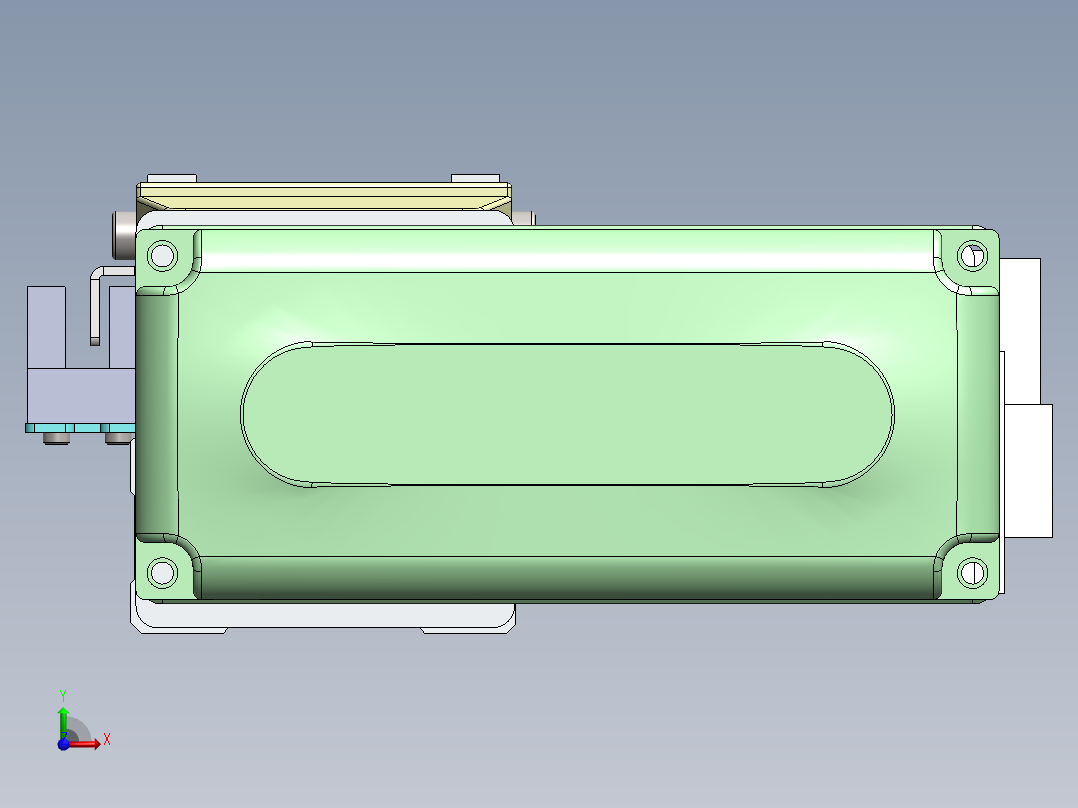 GTH内嵌丝杆全封闭GTH4-BL-100W前视图