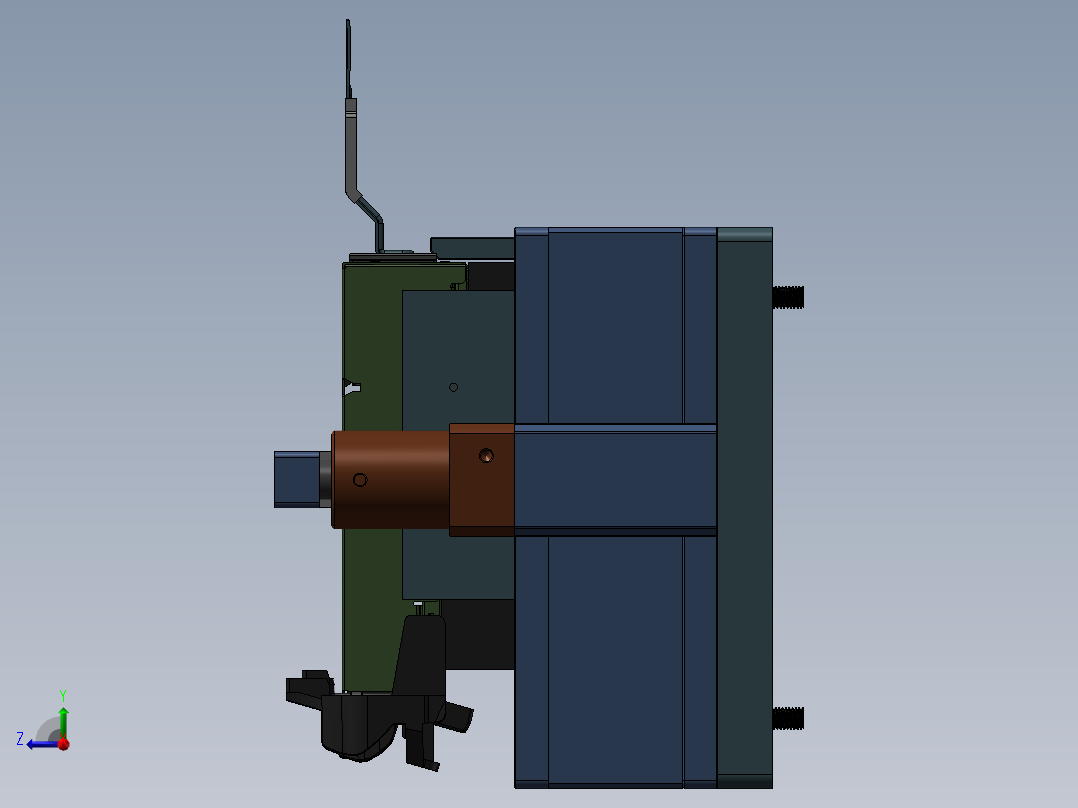 马自达振动位静音房通用测试夹具415874==80右视图
