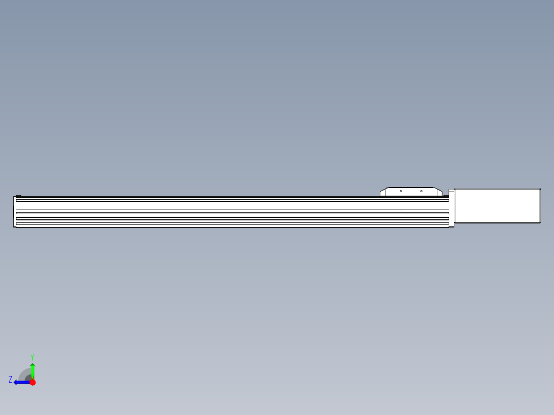 同步带全封闭直线模组TPA-HCB-85D-90-L650-ML-C-P20-N3右视图