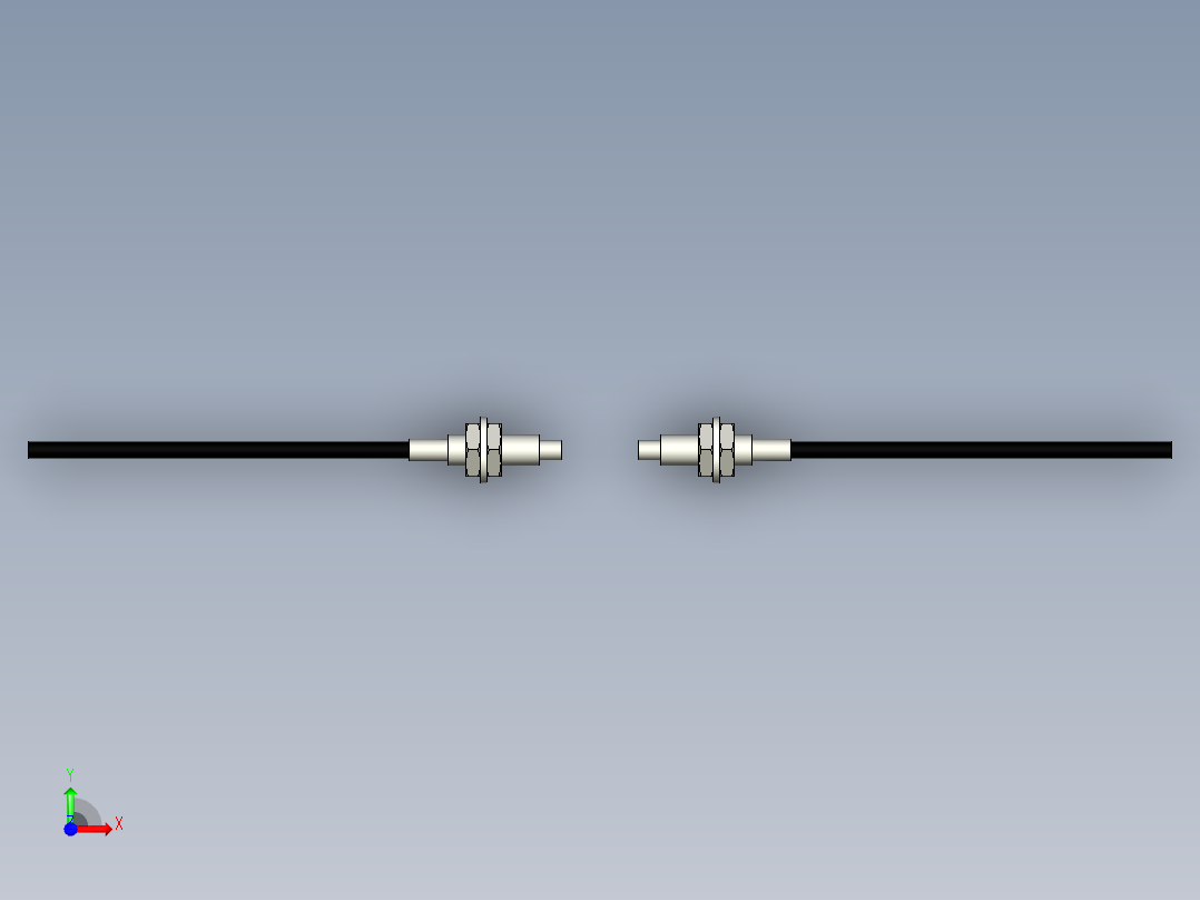 光纤元件对射型FT-D410前视图